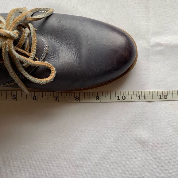 Timberland Blue EarthKeepers Savin Hill Lace Leather Ankle Boots Size 9 - Picture 13 of 15